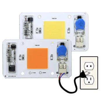 Modul LED de Putere 220V 50W cu Spectru Complet pentru Creșterea Plantelor 380–840nm Roz Modul LED de Putere 220V 50W cu Spectru Complet pentru Creșterea Plantelor 380–840nm Roz
