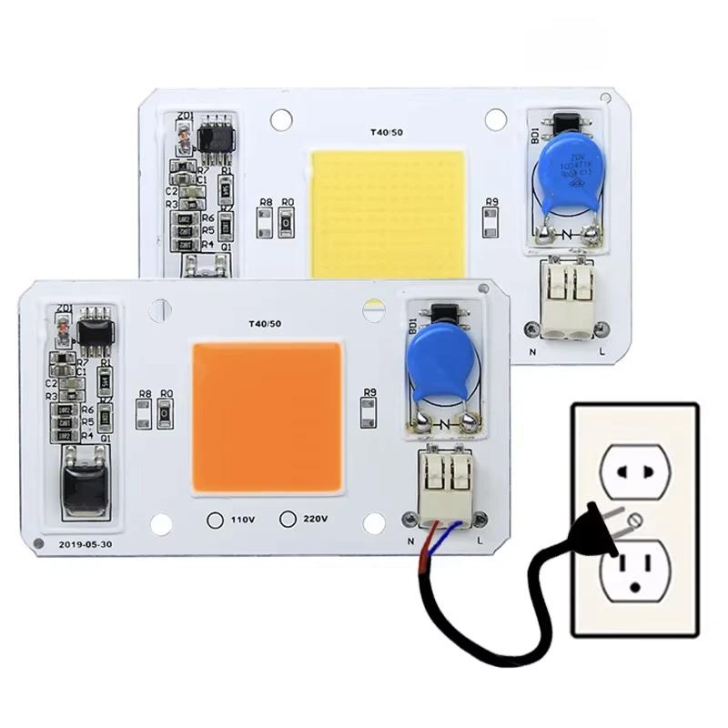 Modul LED pentru Creșterea Plantelor 220V 50W cu Spectru Complet Alb 6000–6500K Modul LED pentru Creșterea Plantelor 220V 50W cu Spectru Complet Alb 6000–6500K