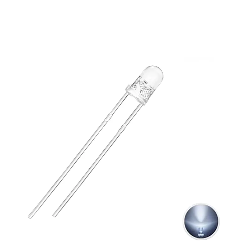 LED Alb 3mm
