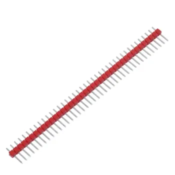 Header Tată 1x40 Pini—Roşu Conector drept 2.54mm